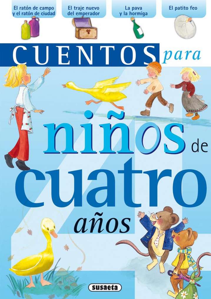 Cuentos para 2 años  Editorial Susaeta - Venta de libros infantiles, venta  de libros, libros de cocina, atlas ilustrados