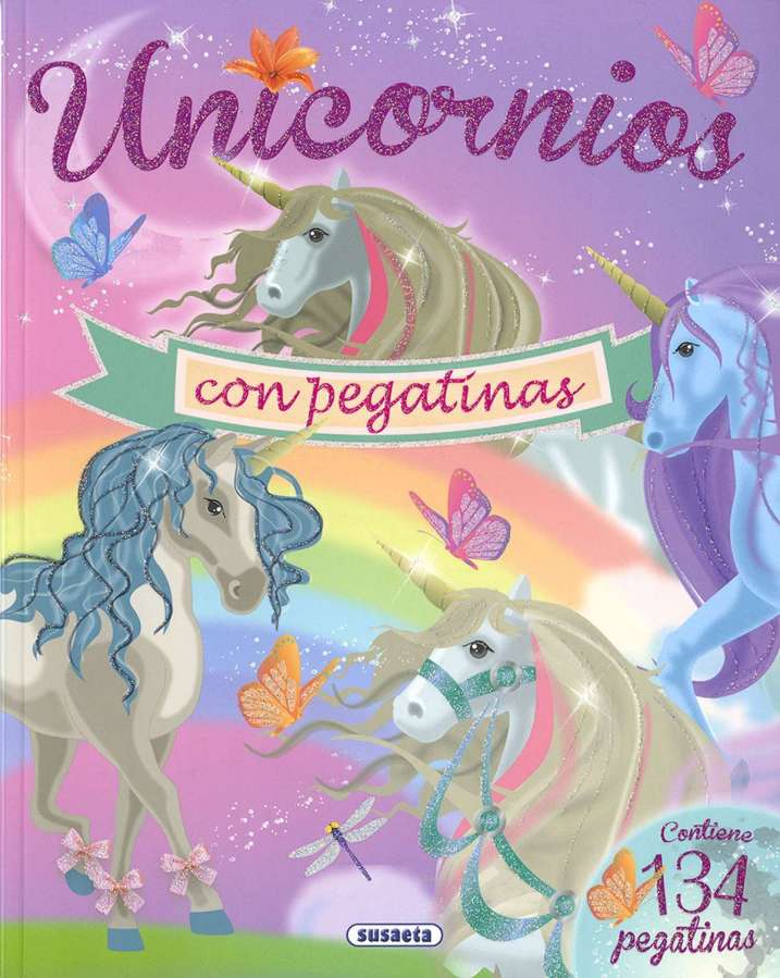 Libro Con Dibujos Y Pegatinas Unicornio OMY - Crianz.a.ctiva